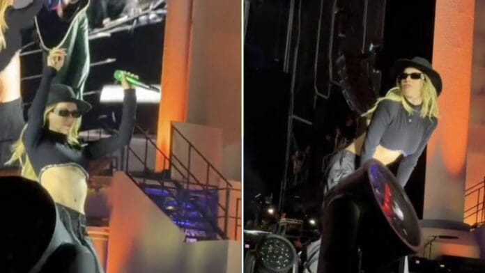 Video: Belinda aparece como artista sorpresa en Festival Arre y canta 