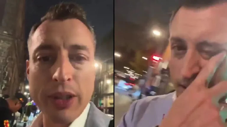 Video: Agreden con gasolina a Luis Donaldo Colosio Riojas al salir del Senado de la República