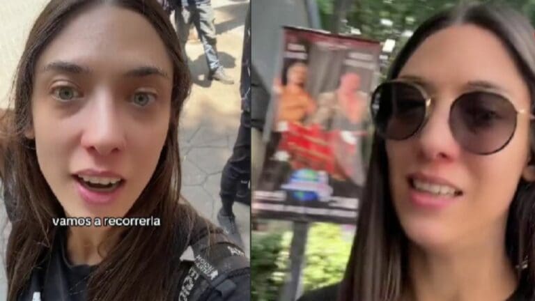 VIDEO: Turista argentina sorprendida de que la Zona Rosa no sea de ese color