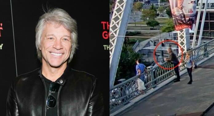 Cantante Bon Jovi salva a una mujer que pretendía saltar de un puente