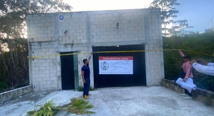 Tras denuncia de activistas, finalmente la Fiscalía asegura el crematorio clandestino descubierto en Cancún.