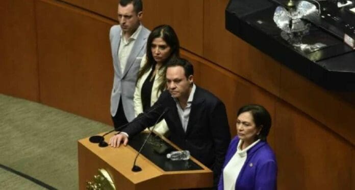 Coordinador de MC pide a senador Daniel Barreda que explique el motivo de su ausencia en votación de la reforma judicial.