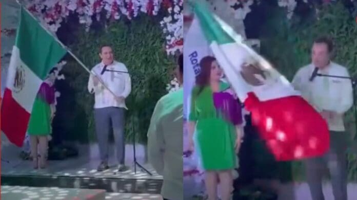 Diputado electo de Tamaulipas confunde nombre en Grito de Independencia