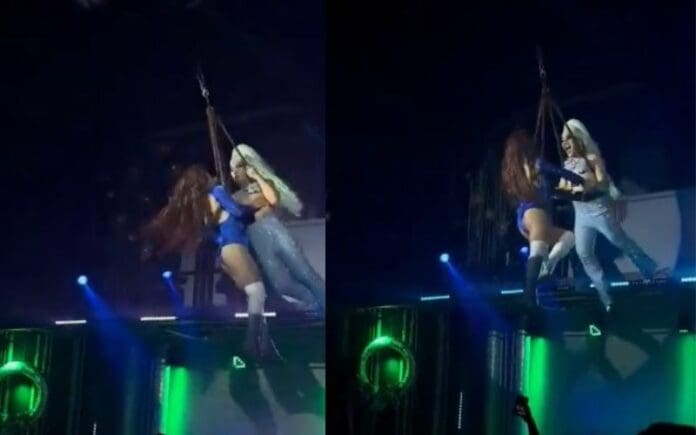 Video: Drag queens se desploman al romperse soga en pleno baile