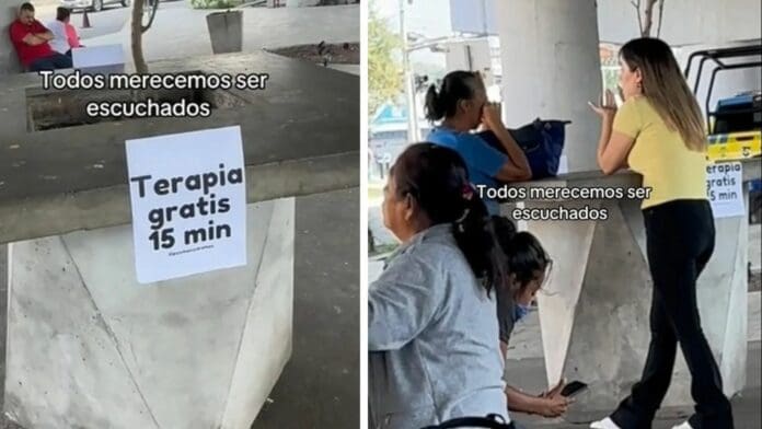 Video: Psicóloga ofrece terapias gratis debajo de un puente en Nuevo León