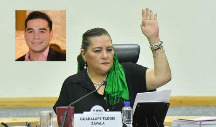 Hijo de Guadalupe Taddei, del INE, es secretario de Yasmín Esquivel pero no cumple los requisitos. Presunto caso de nepotismo.