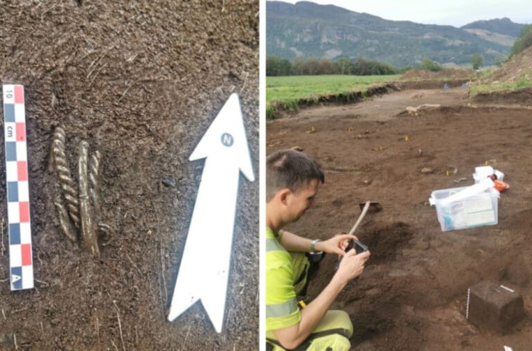 Hallan un tesoro de los vikingos que se mantuvo intacto durante más de mil años en Noruega