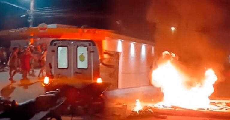 Multitud quema vivo a un sujeto que confesó haber abusado de un niño de 1 año y 7 meses en Brasil