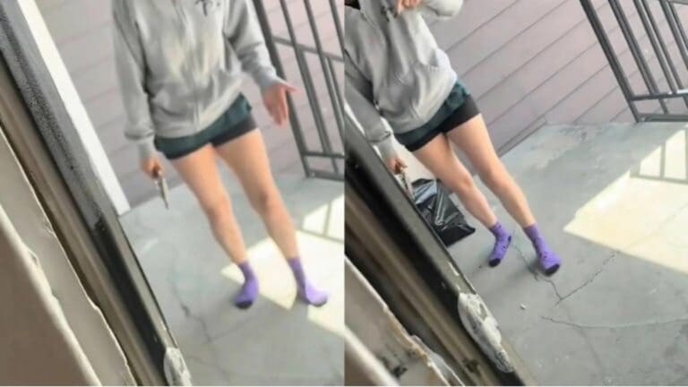 Video: Harta de la música de su vecino venezolano, mujer lo amenaza con una pistola en Estados Unidos