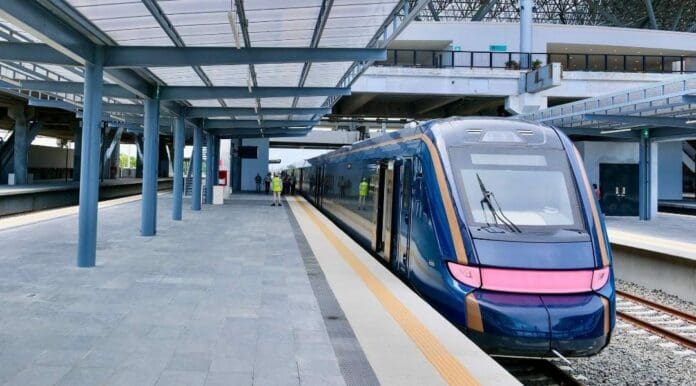 Suspende el Tren Maya sus corridas en el estado de Quintana Roo debido a la cercanía de la tormenta tropical 