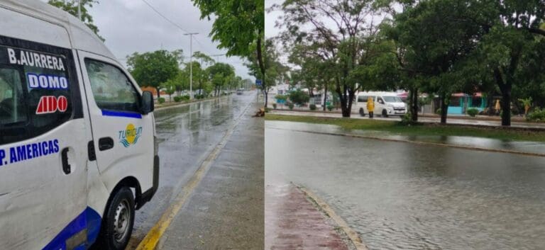 Empleados no llegaron a trabajar debido a la falta de transporte público y taxis en Cancún