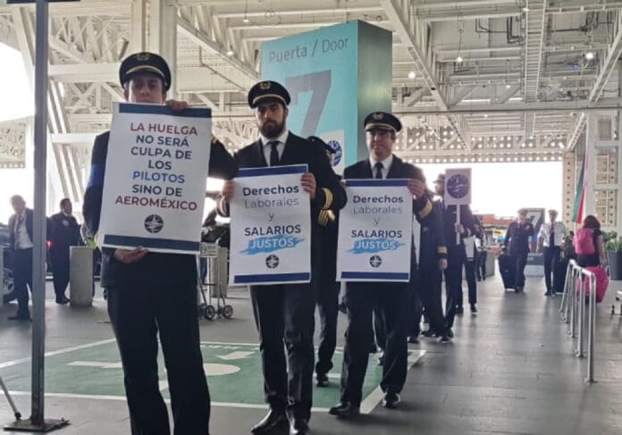 Sindicato de pilotos advierte sobre posible huelga el 1 de octubre en México