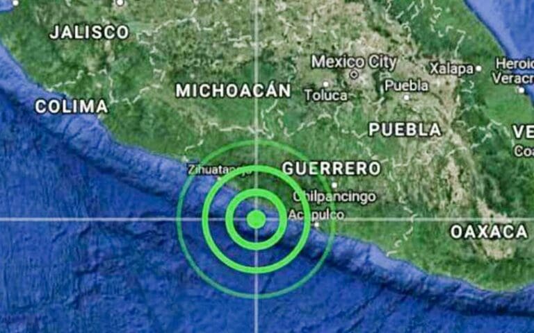 Sismo magnitud 5.2 ‘sacude’ a Guerrero