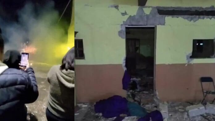 Video: Explota tanque de gas durante fiesta patronal en Puebla y deja nueve heridos