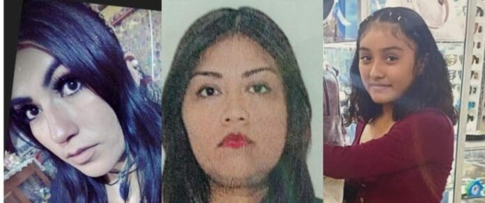 Autoridades y familiares buscan a dos mujeres en Playa del Carmen y a una menor de 13 años de edad en Cancún.