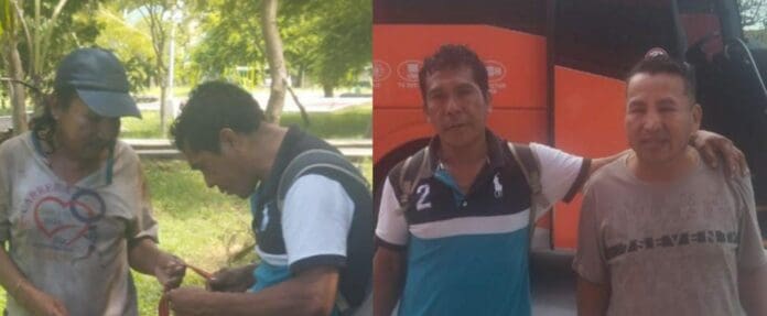 Localizan a un tabasqueño que fue buscado durante cerca de 25 años por su familia; vivía en la calle en Cancún.
