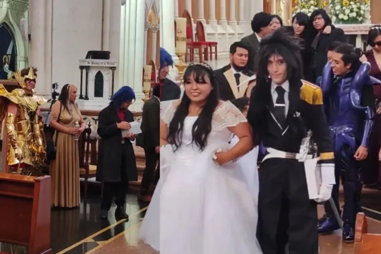 VIDEO: Boda con temática de ‘Los Caballeros del Zodiaco’ en Guanajuato se hace viral en redes sociales