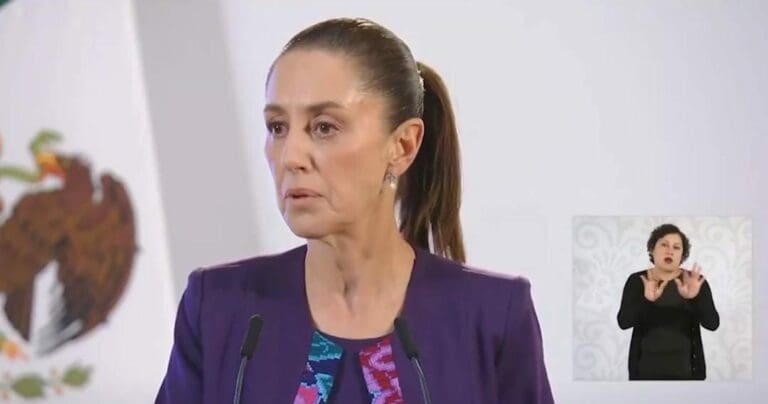 Critica la presidenta Claudia Sheinbaum a Marko Cortés por pedir que Estados Unidos detenga a los cárteles.