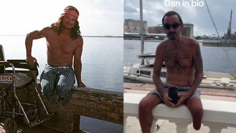 Hombre desafía al huracán Milton quedándose en su barco en Florida; se hace llamar ‘Teniente Dan’