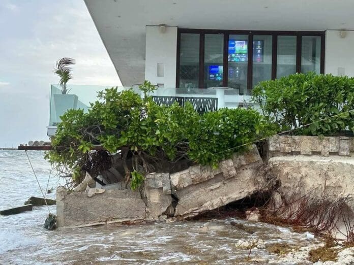 Mamitas Beach pierde su playa tras el paso del huracán Milton; justo donde el club será reemplazado por un lujoso condominio