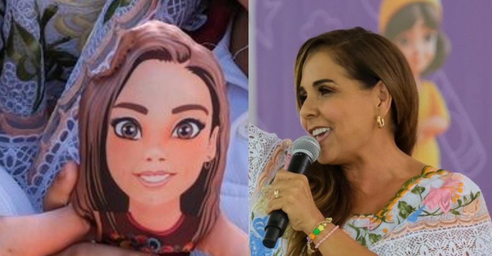 Entrega gobernadora "Maritas" a las niñas de Quintana Roo en su día