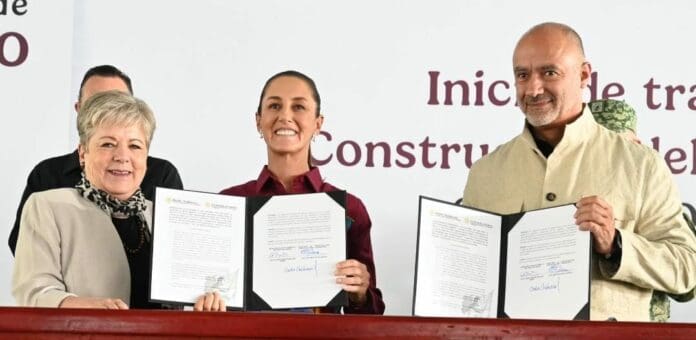 Claudia Sheinbaum reactiva el proyecto del tren México-Querétaro, obra que prometió EPN, pero que no realizó.