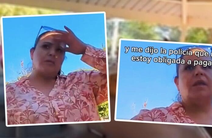 VIDEO: Mujer se niega a pagar servicio de comida en una fiesta porque que 