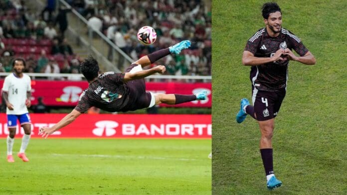 Raúl Jiménez entra al top 5 de máximos goleadores de la Selección Mexicana