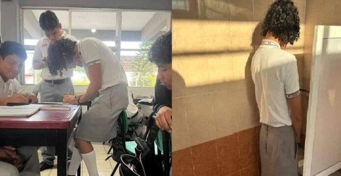 Desata polémica niño que acude en falda a clases en secundaria de Tabasco