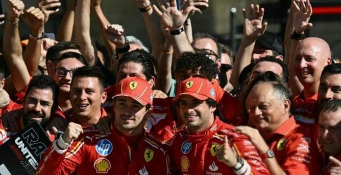 Charles Leclerc de la escudería Ferrari gana el GP de Estados Unidos; el piloto 
