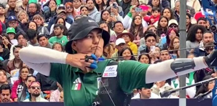 La deportista Alejandra Valencia ganó una medalla de bronce tras vencer a coreana en mundial de tiro con arco.