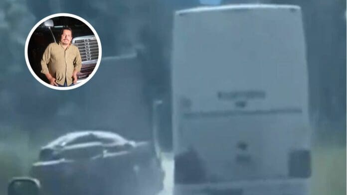 Video: Trailero salva la vida de 50 personas que viajaban en un autobús sin frenos en Honduras