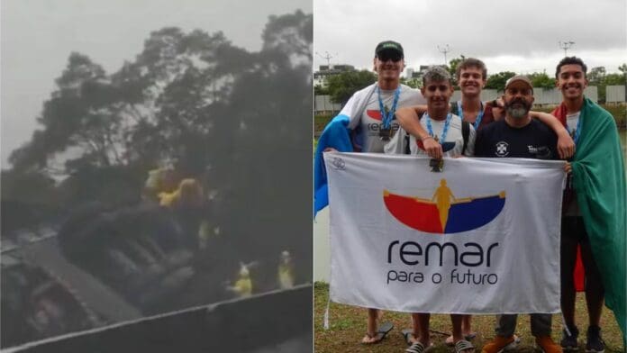 Pierden la vida nueve integrantes de equipo de remo en Brasil tras accidente automovilístico