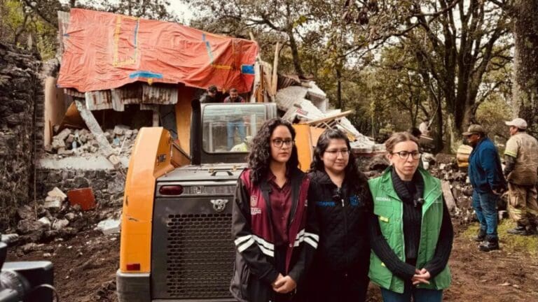 Autoridades de la CDMX recuperan tres hectáreas de suelo de conservación en el Ajusco