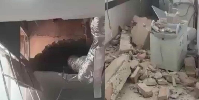 Queda claro una vez más que no estamos en Dinamarca. Esta vez se cayó un techo en un IMSS en la capital de Jalisco.