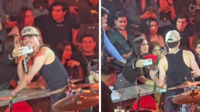 Critican al cantante de corridos tumbados, Gabito Ballesteros por rechazarle un beso a una fan