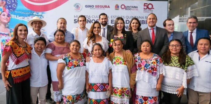 Mara Lezama lleva festejo por los 50 años de Quintana Roo al Senado de la República y a la Cámara de Diputados.