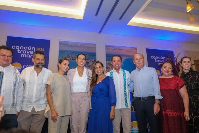 La gobernadora Mara Lezama y la titular de Sectur anuncian inversión de 700 mdd para ampliar el Hotel Xcaret.