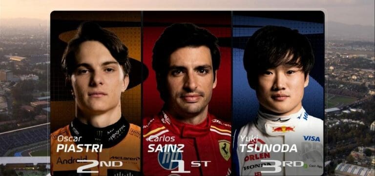 El piloto español Carlos Sainz lidera las prácticas del GP de México, mientras que"Checo" Pérez fue noveno.