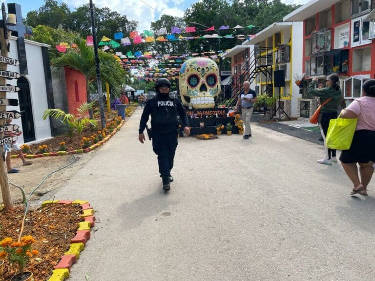 Operativo Día de Muertos: Reforzarán seguridad en Playa del Carmen con motivo de la festividad de Todos Santos