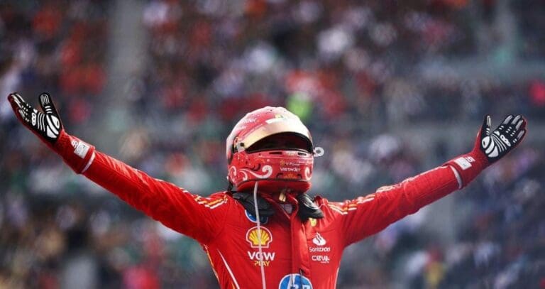 El español Carlos Sainz gana el Gran Premio de México. El piloto "Checo" Pérez concluye en el decimoséptimo sitio.