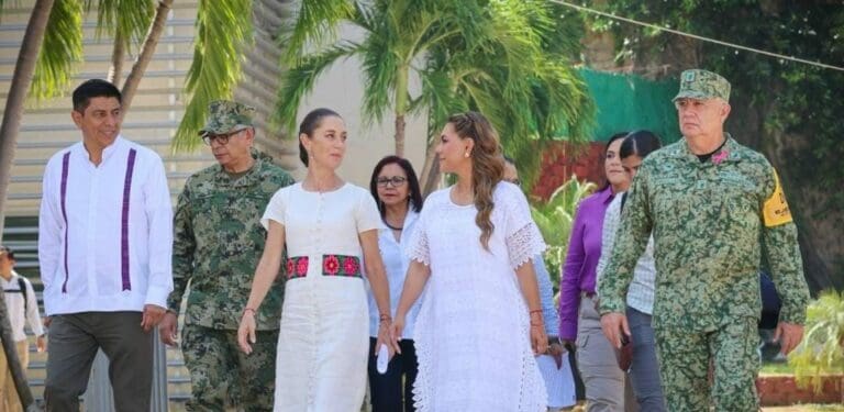 Declara Claudia Sheinbaum final de la emergencia tras paso del huracán "John" en los estados de Guerrero y Oaxaca.