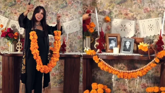 VIDEO: Tunden en redes sociales a Yuya por su altar de muertos