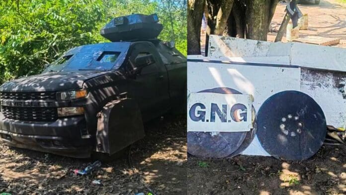 Autoridades de Guerrero desmantelan taller de vehículos 