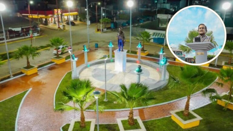 Inauguran "Plaza Cuarta Transformación" en Veracruz; incluye busto de AMLO