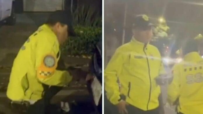 Policías de tránsito de la CDMX piden a conductora pagar su multa vía transferencia bancaria