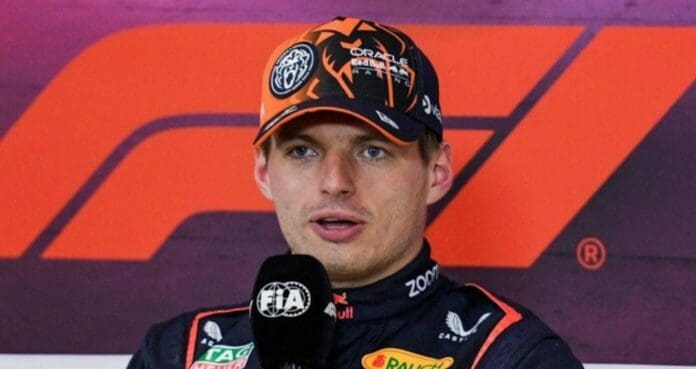 El campeón Max Verstappen ganó un accidentado GP de Brasil, mientras que Sergio 