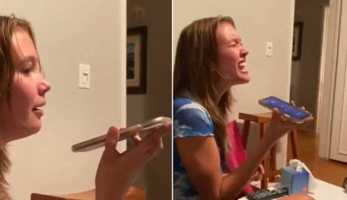 Video: Chica descubre que su novio votó por Donald Trump y lo termina tras insultarlo por teléfono