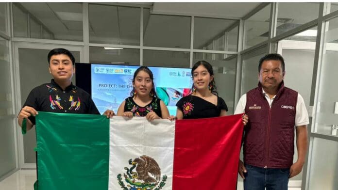 Estudiantes de Hidalgo crean plástico sustentable y ganan oro en Feria Internacional de Ciencias