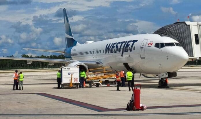 La aerolínea canadiense WestJet ha iniciado operaciones en el Aeropuerto Internacional de Tulum 